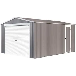 Habitat et jardin Garage Métal Nevada Avec Porte Roulante - 15,61m² pas cher