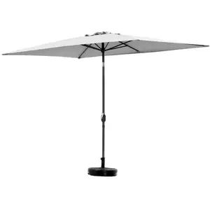Comparateur de prix : Parasol jardin "Sol 2" - Rectangle - 2 x 3 m - Gris