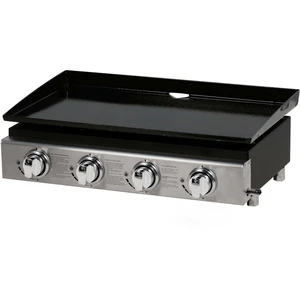 Habitat et Jardin Plancha à gaz "Presto 4" - 4 Brûleurs - 9.7kW - Gris pas cher