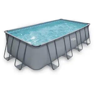 Habitat et Jardin Piscine tubulaire - LUDO 1 - 4 x 2 x 1 m - Sans filtration