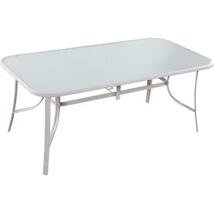 Table de jardin "Cordoba" - Phoenix - 8 places - Blanc pas cher