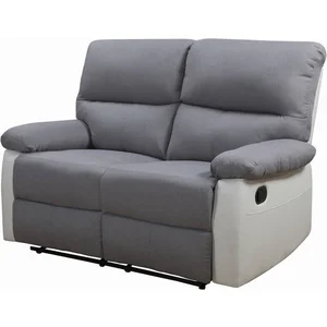 Canapé relax Lincoln - HABITAT ET JARDIN - 2 places - Blanc / gris clair pas cher