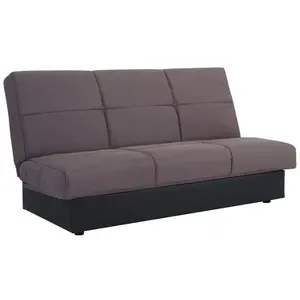 Comparateur de prix : Habitat et Jardin Canapé clic-clac Enzo - 3 places - Taupe - Déhoussable - Marron - Uni