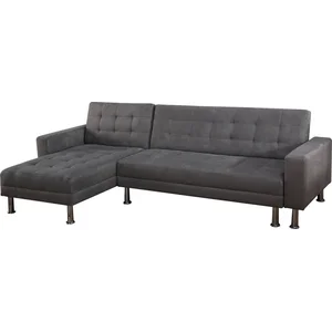 Habitat et Jardin Canapé d'angle convertible "Theo"- 4 places - Gris pas cher