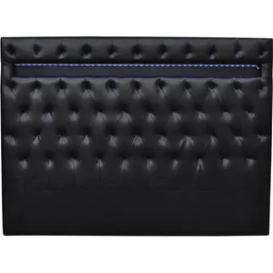 Habitat et Jardin Tête de lit "Déco" LED - 149 cm - Noir pas cher