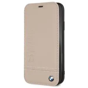 iPhone XR Bookcase hoesje - BMW - Effen Taupe - Leer pas cher