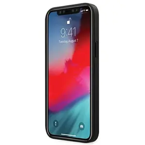 iPhone 12 Pro Max Backcase hoesje - Ferrari - Effen Rood - Leer pas cher
