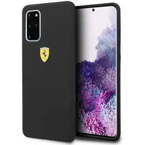 Ferrari SF Silicone Back Case - Geschikt voor Samsung Galaxy S20 Plus - Zwart pas cher