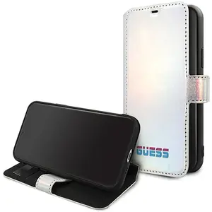 Guess Coque en TPU pour iPhone 11 Pro Max - argenté pas cher