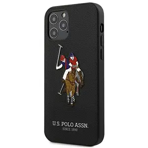 US - Polo - USHCP12MPUGFLBK iPhone 12/12 Pro 6.1 zwart/zwart Polo Bord... pas cher