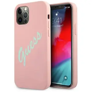 Guess Coque De Téléphone Guhcp12llsvspg Iphone 12 Pro Max 6.7 Silicone pas cher