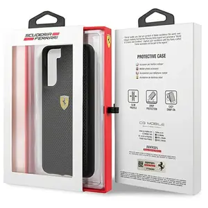 Ferrari Coque De Téléphone Fespehcs21sbk S21 G991 On Track Perforated pas cher