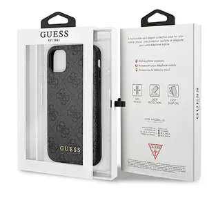Guess 4G Hard Case voor Apple iPhone 11 (6.1") - Grijs pas cher