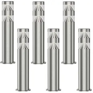 ARUM LIGHTING Lot de 6 Bornes LED 9W NORA pour jardin 4000K H40cm pas cher