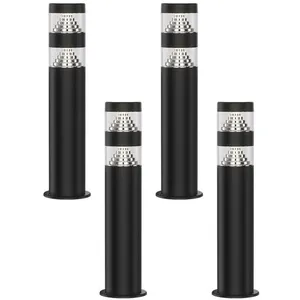 ARUM LIGHTING Lot de 4 Bornes pour jardin NORA Noir 9W 4000K - H40cm pas cher