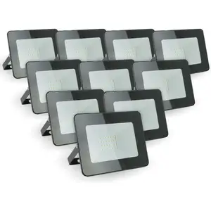 Lot de 10 projecteurs led 20W IP66 extérieur Température de Couleur: B... pas cher
