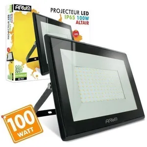 Projecteur led 100W 9000 Lumens IP66 Haute Luminosité Température de C...Vendu parmanomano
