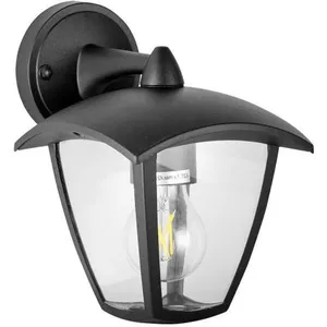 ARUM LIGHTING Applique murale ALICANTE extérieur métal pour jardin Noir E27Vendu parcdiscount