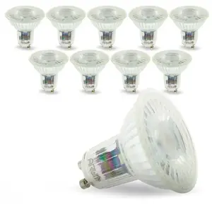 ARUM LIGHTING Lot de 10 Ampoules GU10 5W 420 Lm Equi. 50W Température de Couleur: Blanc chaud 2700K pas cher