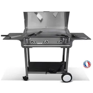 Pack plancha électrique Planchaelec lux 830 inox - chariot rivoliVendu paramazon