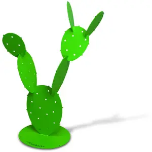 PLANCHAELEC Cactus Métal Figuier H85 - Vert pas cher