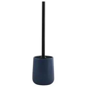 MSV Brosse Wc avec support Céramique MAONIE Bleu Foncé