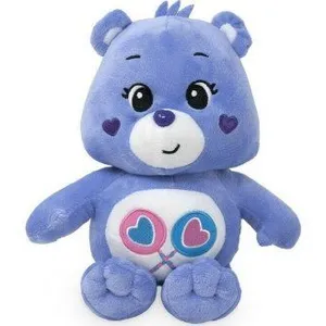 OTTO Peluche Bisounours Tougentille Mauve Avec 2 Coeurs 28 Cm - Peluche Lic... pas cher
