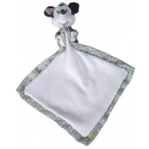 Nicotoy Grand Doudou Minnie Plat Vert Et Blanc 25 X 25 Cm - Peluche Di... pas cher