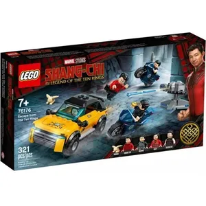 Jeu de construction - LEGO - Lego Shang Chi 76176 L Evasion des Dix Anneaux - Figurines, motos, voiture - Blanc pas cher