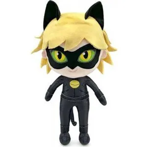 OTTO Peluche Miraculous Chat Noir 32 cm Set Doudou Adrien 1 Carte Enfant pas cher