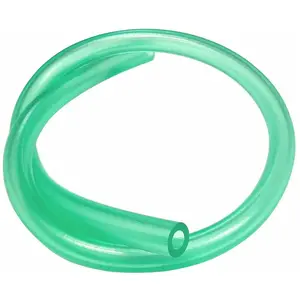 CYCLINGCOLORS 2M DURITE ESSENCE SILICONE VERT DIAMÈTRE INTÉRIEUR 7MM x 12MM EXT TRANSPARENT LONGUEUR 2M TUYAU TUBE CARBURANT VOITURE MOTO pas cher