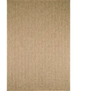 Tapis intérieur extérieur effet jute naturel chevron - NAZAR RUGS - 12... pas cher
