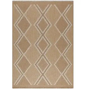 Tapis intérieur extérieur aspect jute à motif losange - NAZAR RUGS - 1...Vendu parcdiscount