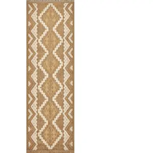 Tapis intérieur extérieur aspect jute à motif oriental - NAZAR RUGS - ...