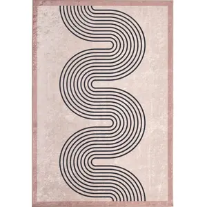 Tapis intérieur à poils courts Grege 762 120 x 160 cm pas cher