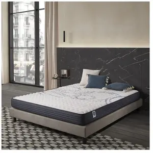 Matelas Naturalex Perfectsleep 140x200 - Blue Latex et Mousse HR, Mémoire de forme - 7 zones - Réversible pas cher