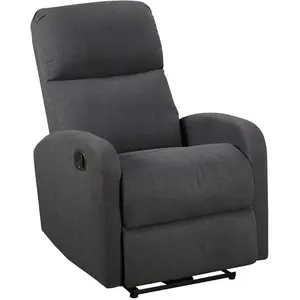 HAPPY GARDEN Fauteuil inclinable MAX gris anthracite pas cher