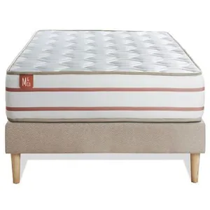 Ensemble LE DOUX 90x200cm Mémoire de forme 3 zones de confort - Ep. 24... pas cher