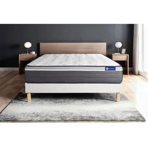 Comparateur de prix : Actisom Ensemble Matelas Actiflex Plus 200x200 Ressorts Ensaches+Memoi...