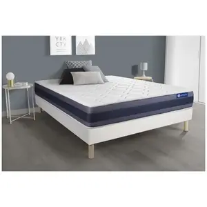 Actisom Ensemble Matelas Ressorts Ensaches+Memoire De Forme Actiflex M... pas cher