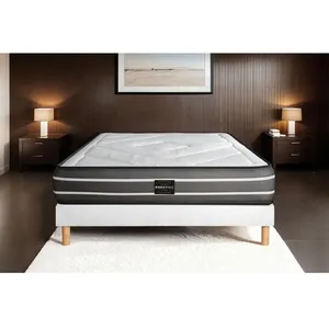 Ensemble matelas + sommier Exclusive 140x190 Ressorts ensachés - Ferme pas cher