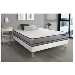 Comparateur de prix : Actisom Ensemble Matelas Actimemo 200x200cm 2 Faces A Mémoire De Forme...
