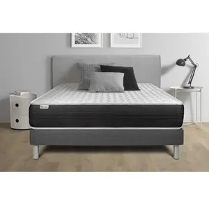 Comparateur de prix : VITALIT Ensemble Vitalspring 160 X 200 Cm Sommier Kit Gris