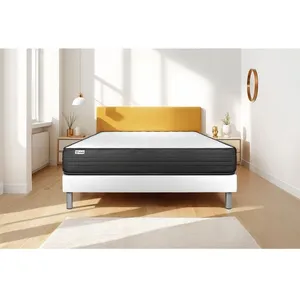 VITALIT Ensemble Vitalpower 160 X 200 Cm Sommier Kit Blanc pas cher