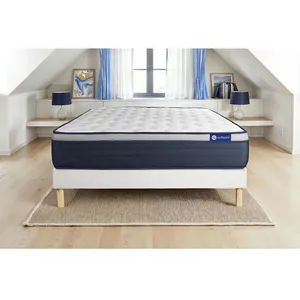 Actisom Ensemble Matelas Latex+Memoire De Forme Actilatex Max 200x200 ... pas cher