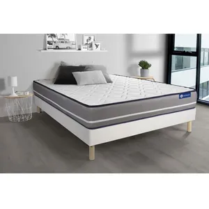 Actisom Ensemble Matelas Latex + Memoire De Forme Actilatex Pur 140x20... pas cher