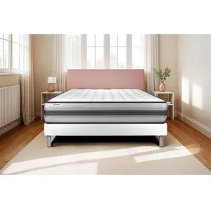 VITALIT Ensemble Vitalpower Recover 180 X 200 Cm Sommier Kit Blanc pas cher