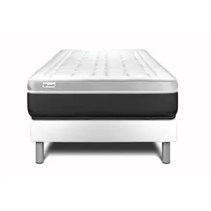 VITALIT Ensemble Vital Soft 90 X 200 Cm Sommier Kit Blanc pas cher