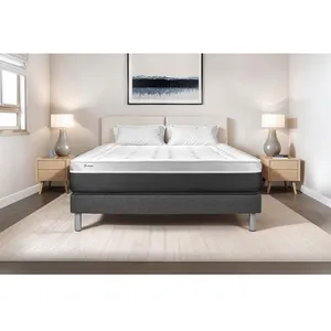 Comparateur de prix : VITALIT Ensemble Vital Soft 140 X 200 Cm Sommier Kit Gris