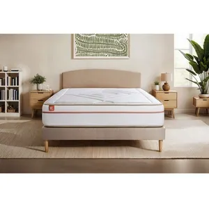 Pack Prêt A Dormir Matelas Le Paisible 160x200cm Memoire De Forme Biov... pas cher